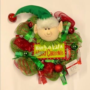 Have Your Elf a Merry Christmas Wreath